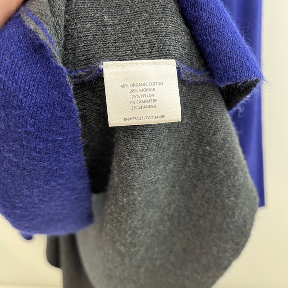 Eileen Fisher Cashmere Blend Waterfall Cardigan - Picture 4 of 9